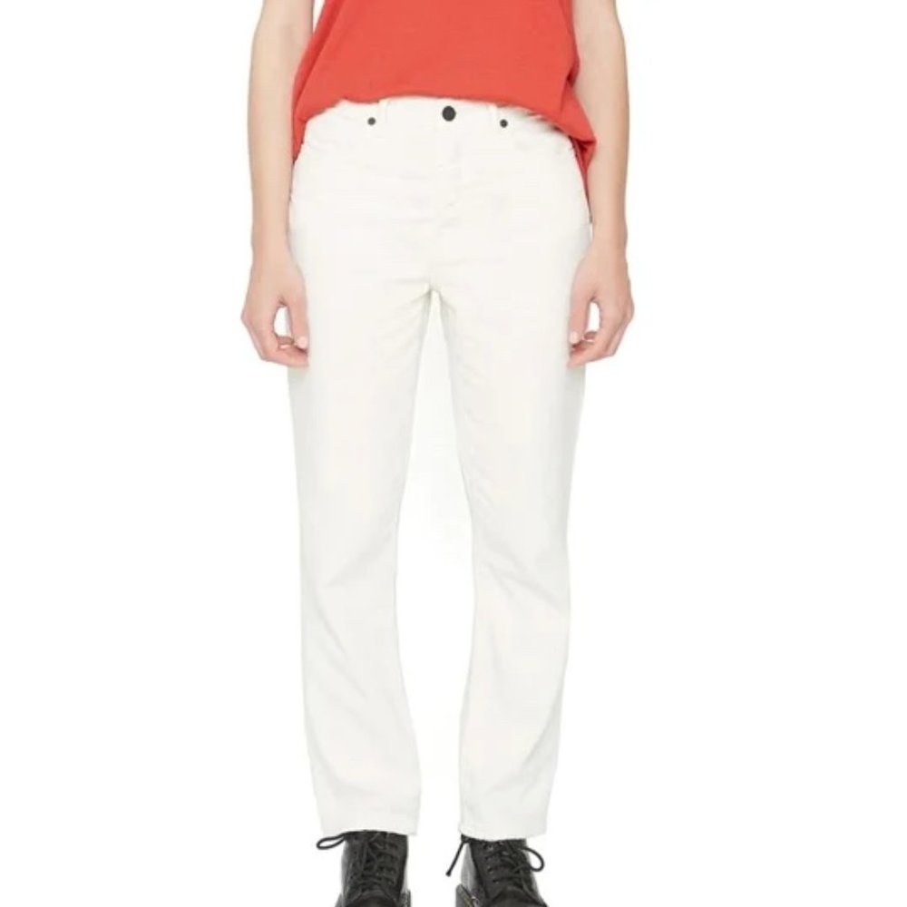 Free People x Sandrine Rose NWT Skinny and Wide Leg Jeans Cream White Alps QTY